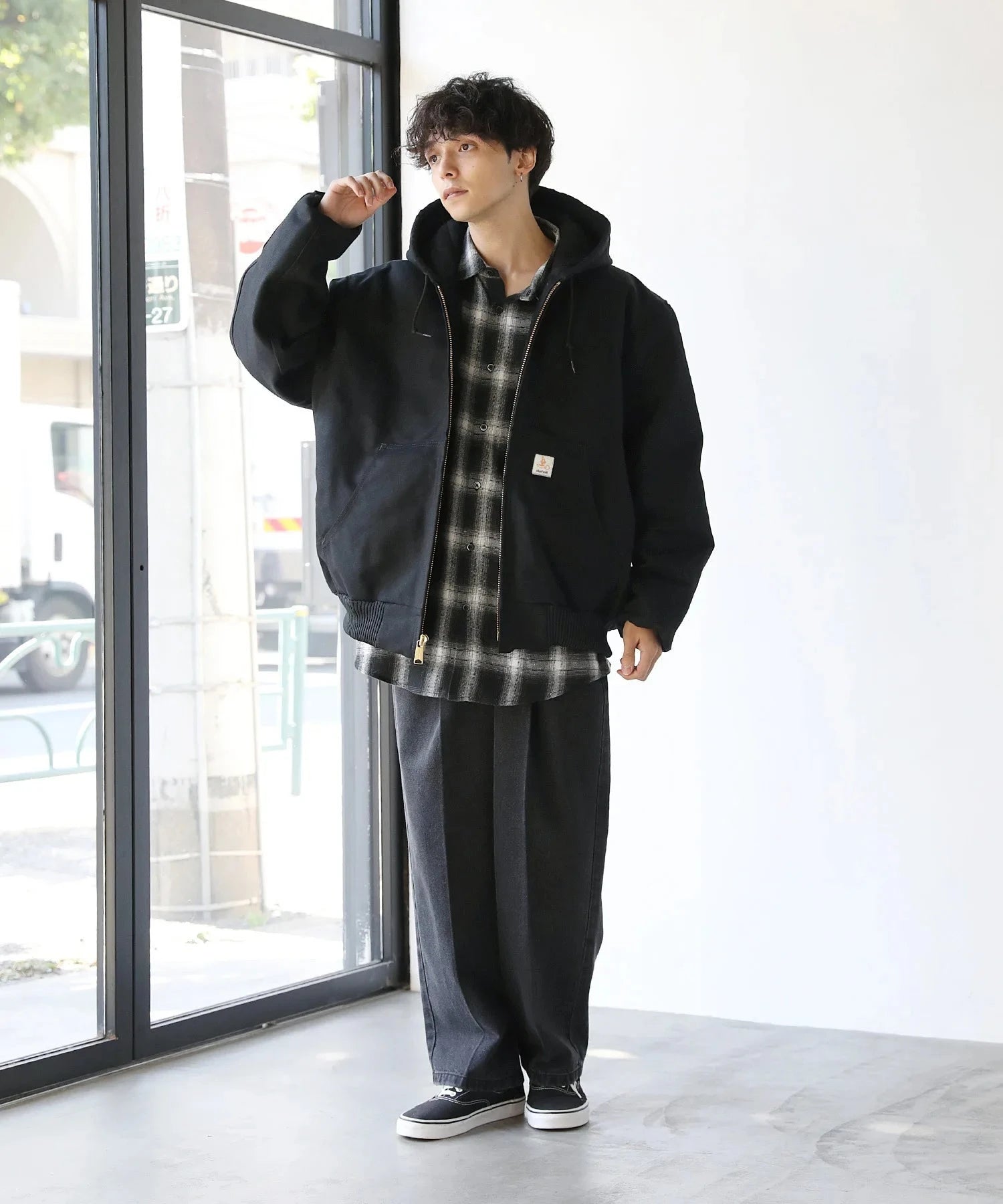 Winter New American Retro Long Sleeve Hooded Bomber Jacket Men's Fashion Cotton Thick Dom Quilted Casual Multi-pocket Coat exovai.com