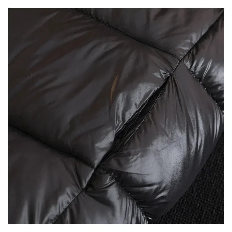 Couples Thickened down Cotton Vest Men's Autumn Winter Cold Resistance Fashion Outerwear Large Size Jacket Shoulder Backless exovai.com