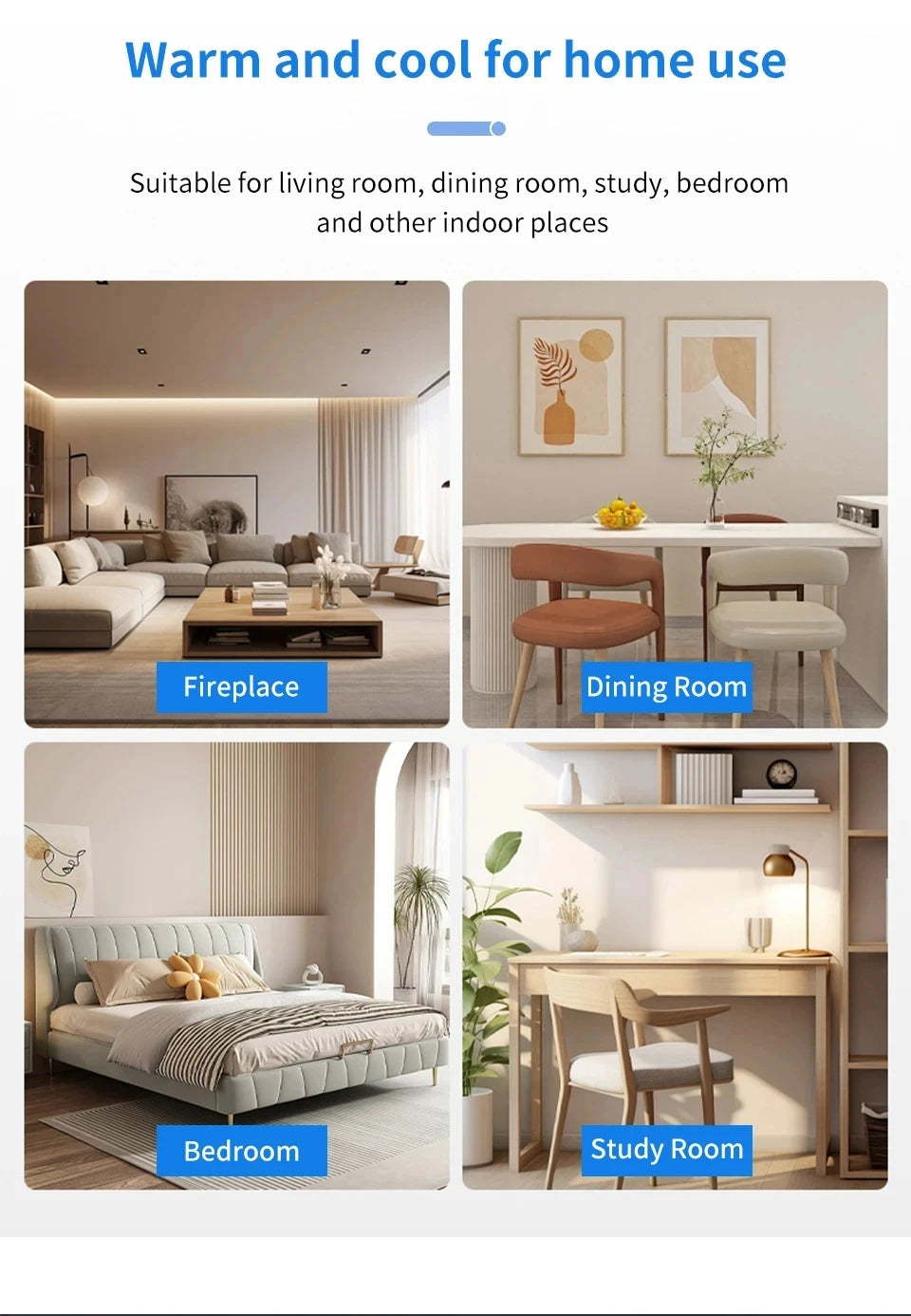 2 In 1 Energy Saving Remote Control Ceiling Fan Lamp Infinitely Dimmable E27 Base Bottom Noise Mute LED Decorative Light 85-265V exovai.com