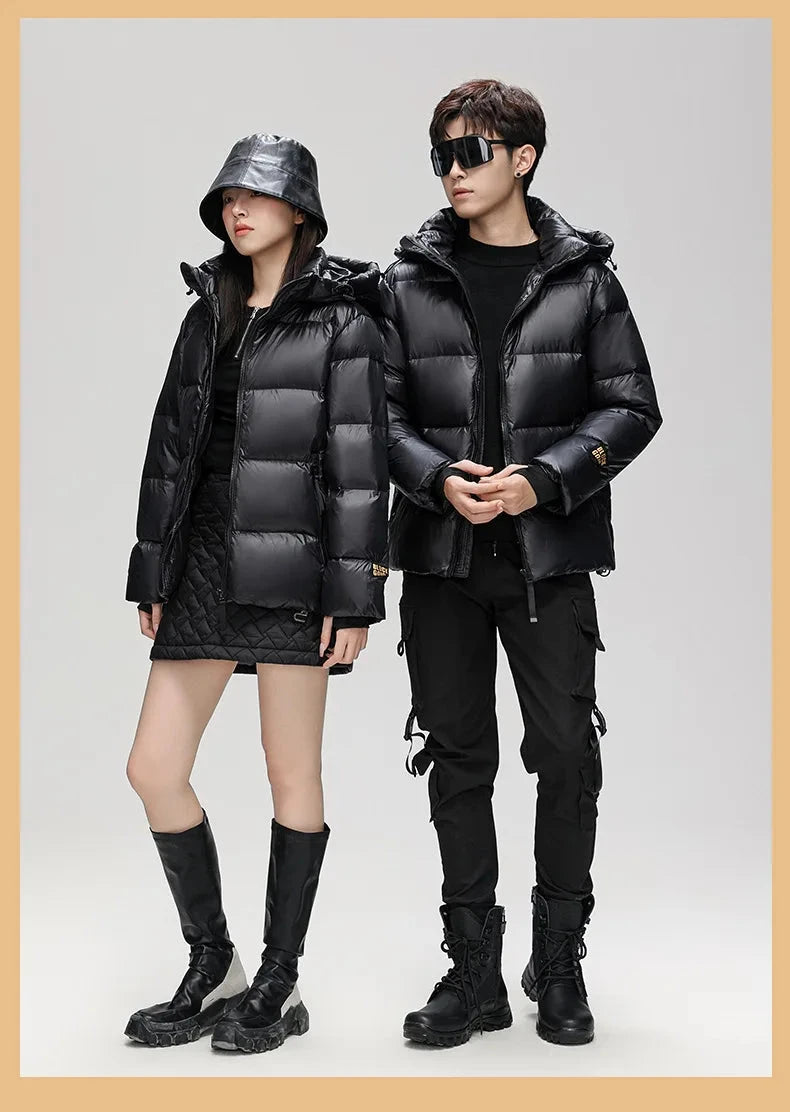 FGKKS Men Winter Down Jacket Brand New Classic Outdoor High Tech Couple Hooded Outwear Women Duck Down Parka Feather Jacket exovai.com