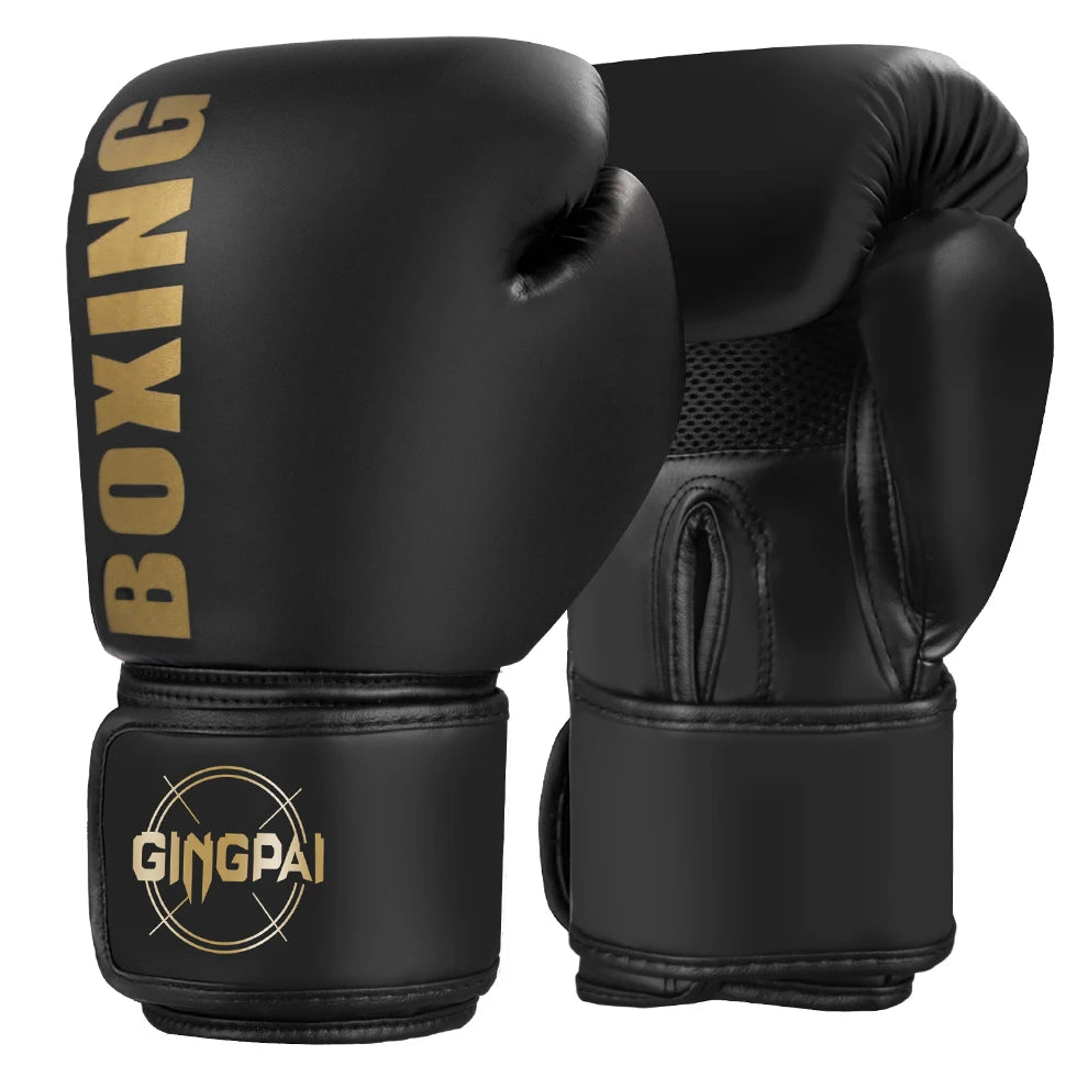 6/8/10/12oz Boxing Gloves Professional Adult Sanda Muay Thai Fighting Gloves Men and Women Training Sandbag Free Fight MMA exovai.com