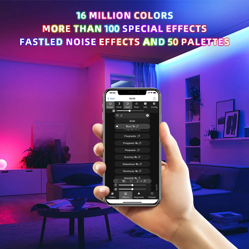 ESP8266 WLED LED Controller Smart Dimmer DC12V 800IC Segmented Color Funtion For DIY WS2811 WS2812B SK6812 SM16703P Strip Lights exovai.com