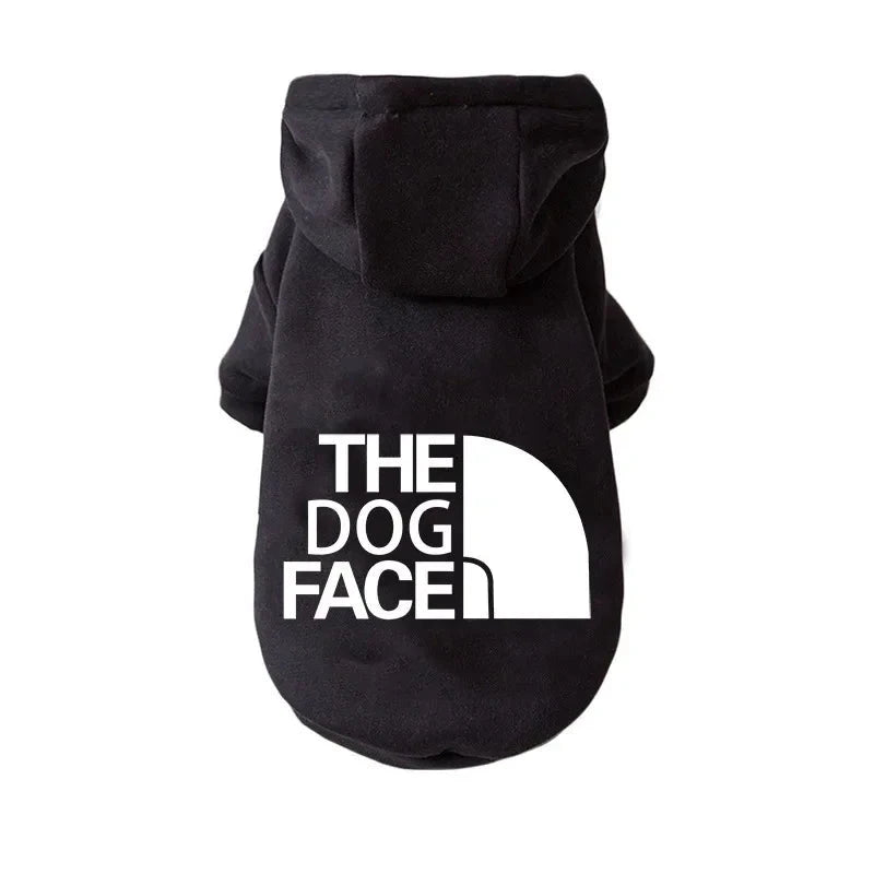 Dog Clothes Hoodies The Dog Face Wind Coat Warm for Small Large Dogs Jacket Sweatshirt French Bulldog Jacket Clothing exovai.com