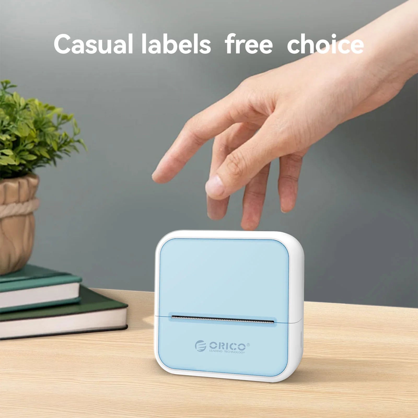 Orico Mini Thermal Printer – Portable Ink-Free DIY Photo & Document Printer exovai.com