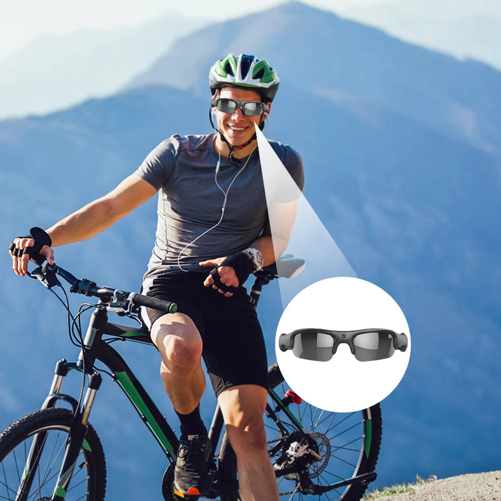 Smart Camera Glasses Video Sunglasses WiFi 1080P HD Video Recording Camera Glasses for Car Cycling Driving Hiking Fishing exovai.com