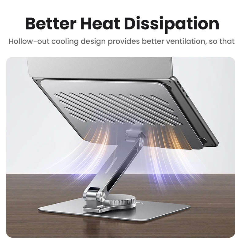UGREEN Laptop Stand For Macbook Air Pro Laptop Support Macbook Pro Aluminum Vertical Notebook Stand Tablet Stand Laptop Holder exovai.com