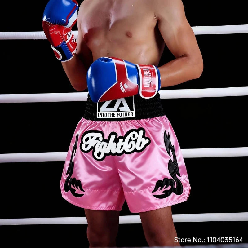 Muay Thai Fight Shorts MMA Shorts Clothing Training Fighting Grappling Martial Arts Kickboxing Shorts Kickboxing Boxing Pants exovai.com