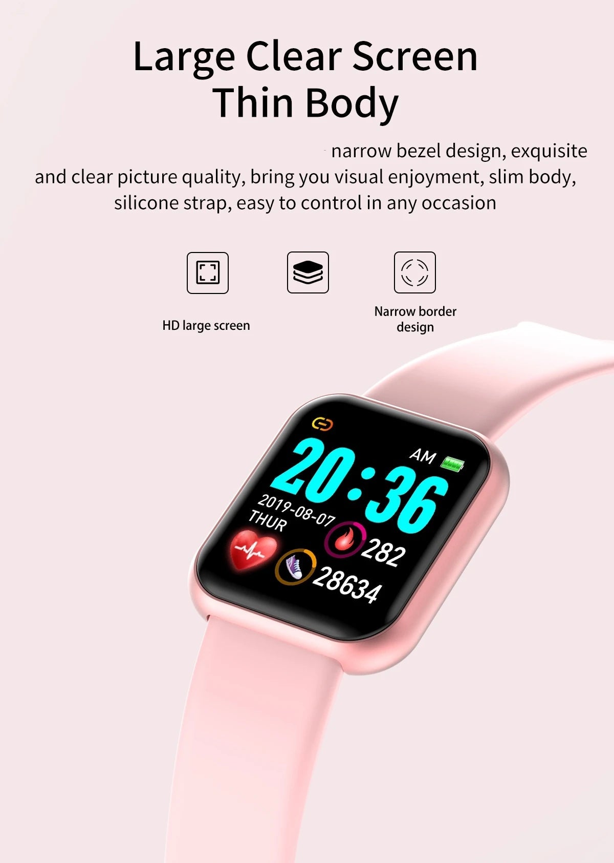 Smart Watch For Men Women Wristwatch Bluetooth Connect Phone Music Player Fitness Sport Bracelet Health Monitor Digital Watches exovai.com