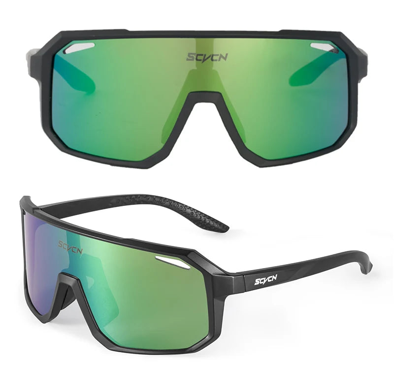 SCVCN New Cycling Glasses Bike Sunglasses Men UV400 Eyewear Outdoor Sports MTB Goggles Bicycle Women Riding Hiking Sunglasses exovai.com
