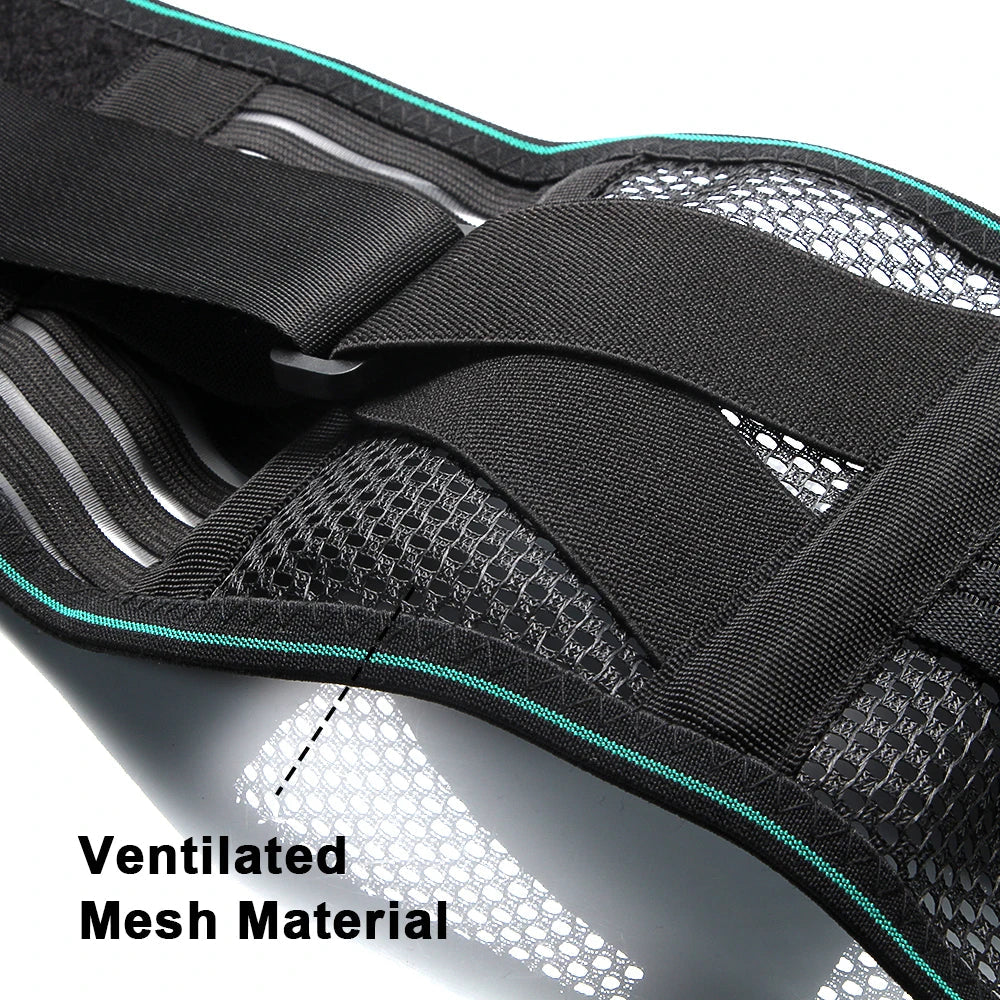 1PCS Back Brace Belt - Adjustable Lumbar Support for Lower Back Pain - Breathable, Comfortable,and Ideal for Work & Everyday Use exovai.com