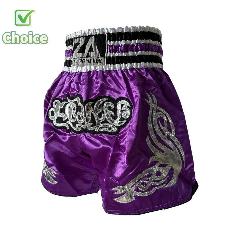 Muay Thai Fight Shorts MMA Shorts Clothing Training Fighting Grappling Martial Arts Kickboxing Shorts Kickboxing Boxing Pants exovai.com