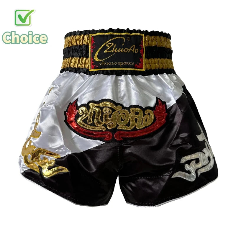 Muay Thai Fight Shorts MMA Shorts Clothing Training Fighting Grappling Martial Arts Kickboxing Shorts Kickboxing Boxing Pants exovai.com