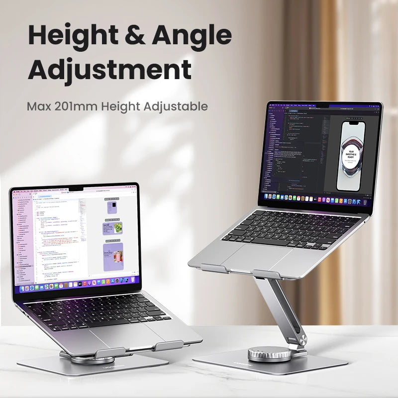 UGREEN Laptop Stand For Macbook Air Pro Laptop Support Macbook Pro Aluminum Vertical Notebook Stand Tablet Stand Laptop Holder exovai.com