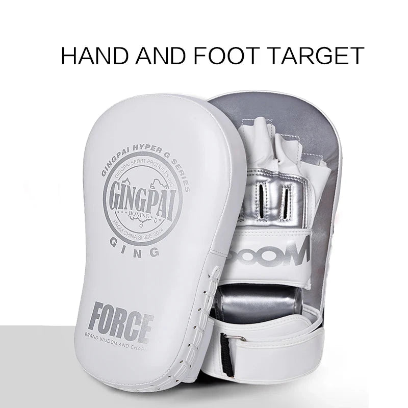 1 piece Big Target Fighting Sanda Fist Leg Integration Foot Target Arc Boxing Fighting Taekwondo Training Equipment Coaching exovai.com