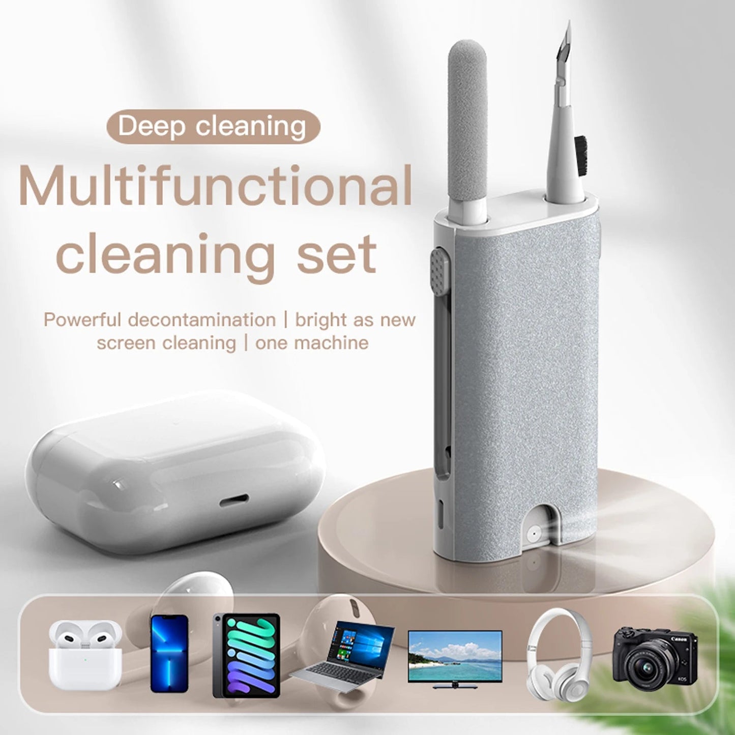 8 in 1 Cleaning Kit Computer Keyboard Cleaner Brush Earphones Cleaning Pen For  Headset IPad Phone Cleaning Tools Keycap Puller exovai.com
