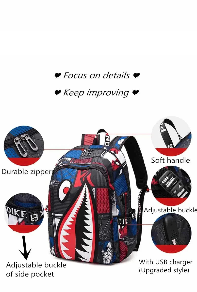 Anti-theft Backpack Men Waterproof Rucksack Backpacks for Women of Fabric Casual Travel Backpack Senior School Student Schoolbag exovai.com