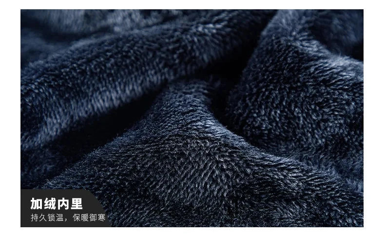 Winter New Fashion Trend Retro Sports Thick Warm Lamb Wool Jacket Men's Casual Loose Comfortable High-Quality Plus Size Jacket exovai.com