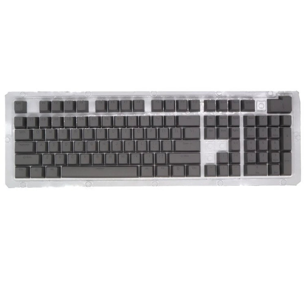 104pcs PBT/ABS Translucent Keycaps OEM Profile For Mechanical Keyboard Double-shot Backlit Universal Replacement Key Cap Set exovai.com