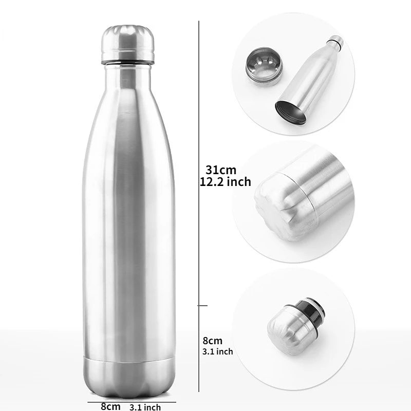 HEE RAK 750ml Secret Hidden Steel Water Bottle Compartment Stash Spot Can Hidding Storage for Cards Keys Cash Safe Money Box exovai.com