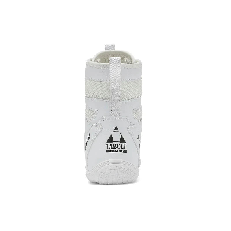 Wrestling shoes male Boxing Shoes Fighting Sanda Strength High Top Shoes light fighting Boots Weightlifting shoe Sneakers exovai.com