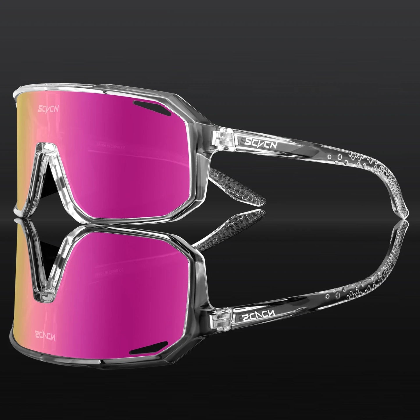 SCVCN New Cycling Glasses Bike Sunglasses Men UV400 Eyewear Outdoor Sports MTB Goggles Bicycle Women Riding Hiking Sunglasses exovai.com