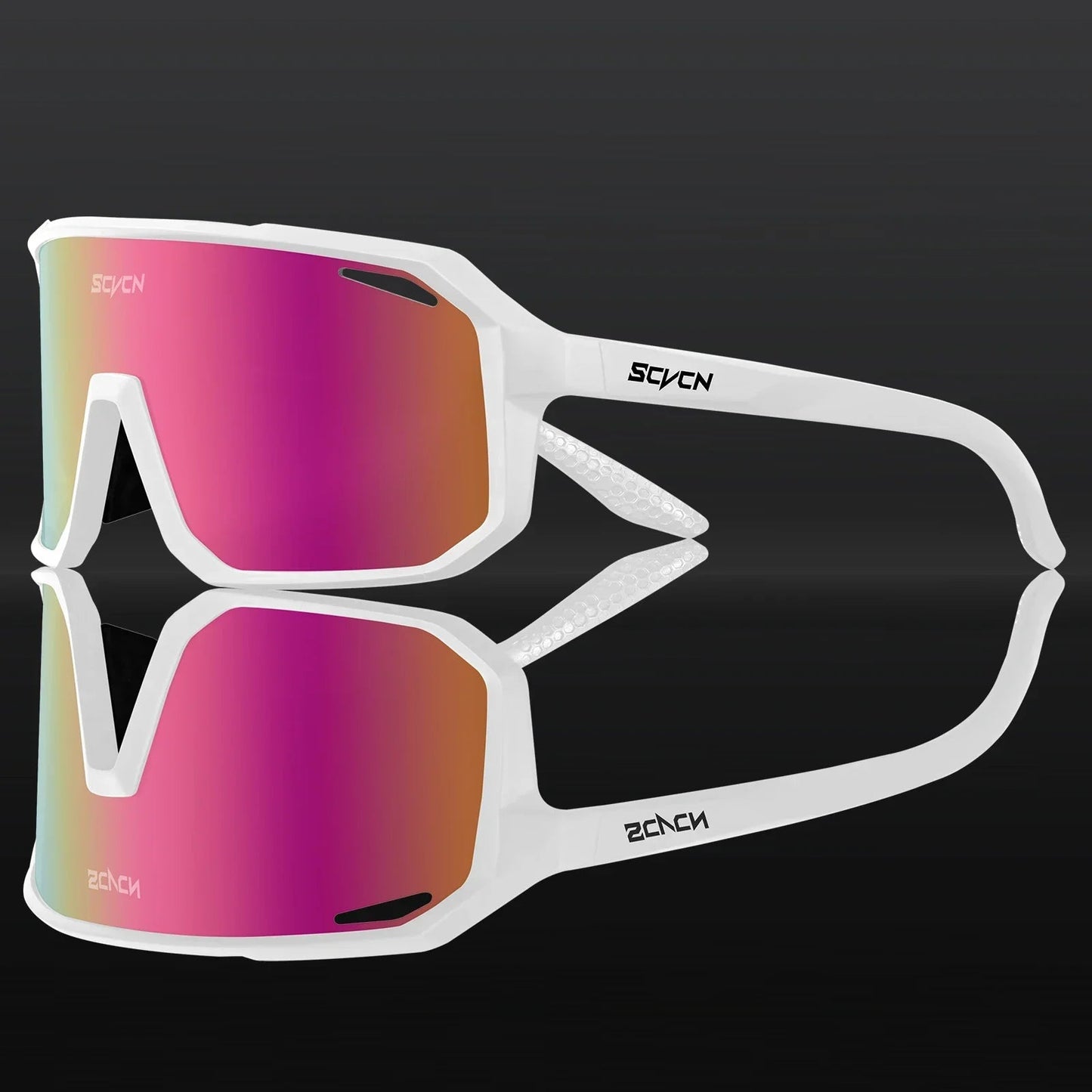 SCVCN Cycling Glasses Bike Mountain Bicycle Hiking Camping Golf UV400 Sunglasses Sport Protection Glasses for Men Women Baseball exovai.com