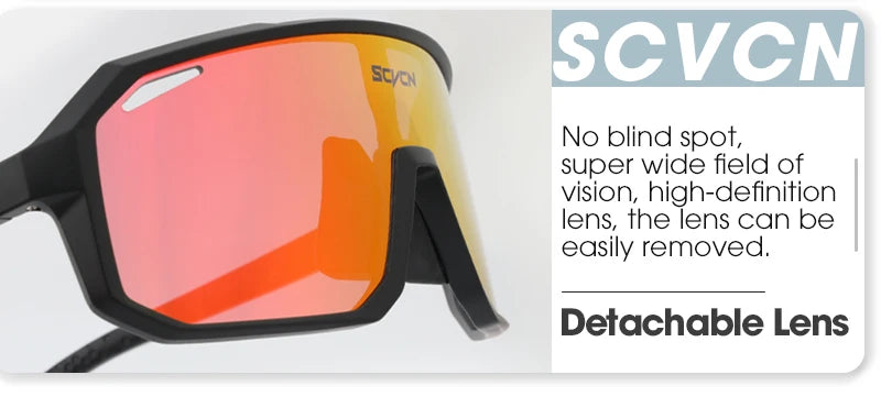 SCVCN New Cycling Glasses Bike Sunglasses Men UV400 Eyewear Outdoor Sports MTB Goggles Bicycle Women Riding Hiking Sunglasses exovai.com