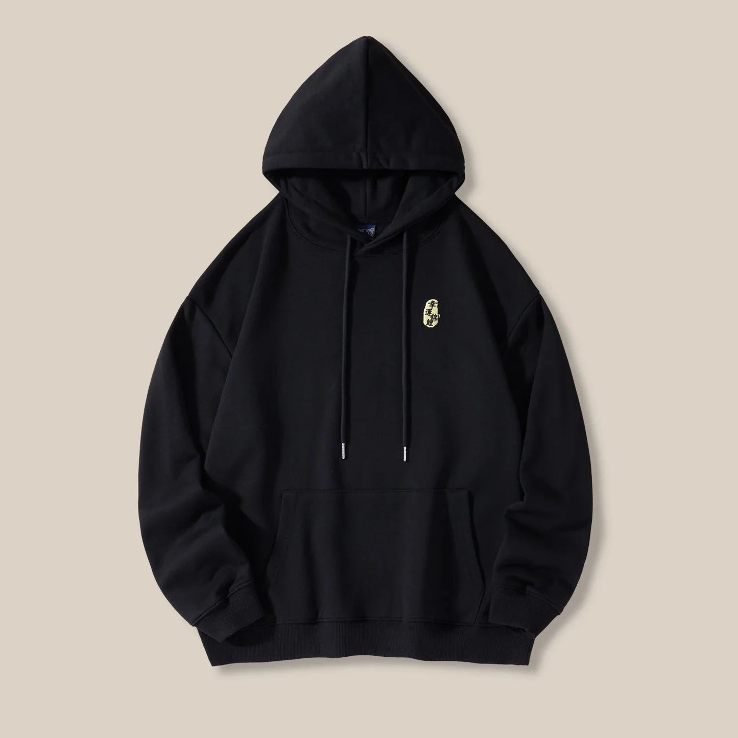 Autumn Winter Hoodies for Men Brocade Carp Embroidery Knit Sweatshirt with Hat Oversize Pullovers Cotton Male Clothing exovai.com