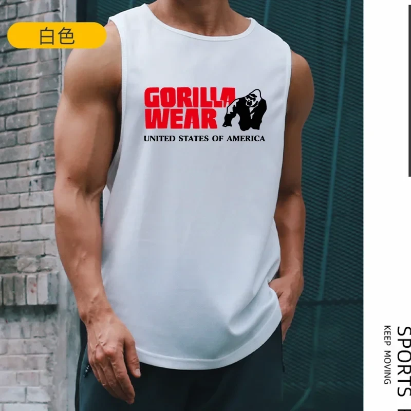 Gym Top Men Men's Clothing Fitness Clothes Shirt Bodybuilding Vests Man Vest Singlet Singlets Muscular Stringer T-shirts Tops exovai.com
