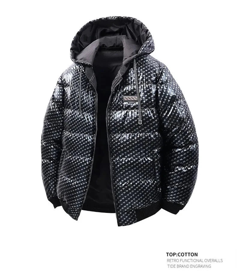 Thickened Warm Men Cotton Parkas Fashion Casual Style Roupas Masculinas Comfortable Wind-Resistant Clothing Quality Zipper Coat exovai.com