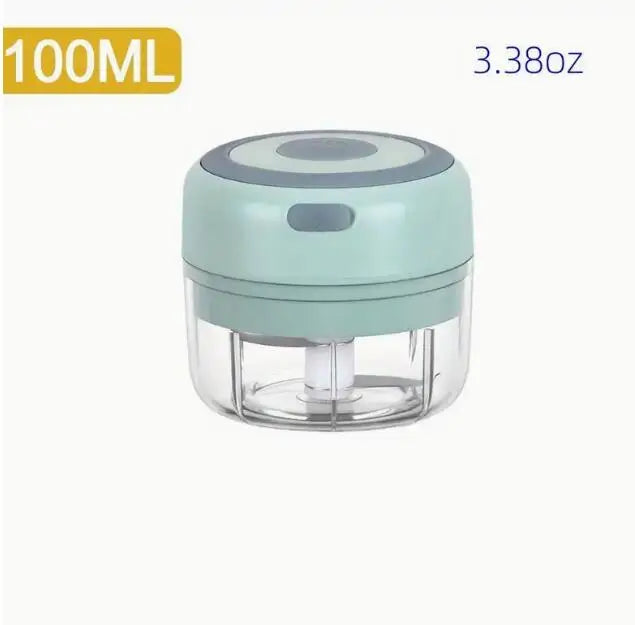 Electric Mini Garlic Chopper USB Meat Grinder Garlic Masher Machine Sturdy Durable Crushed Ginger Vegetable Crusher Kitchenware exovai.com