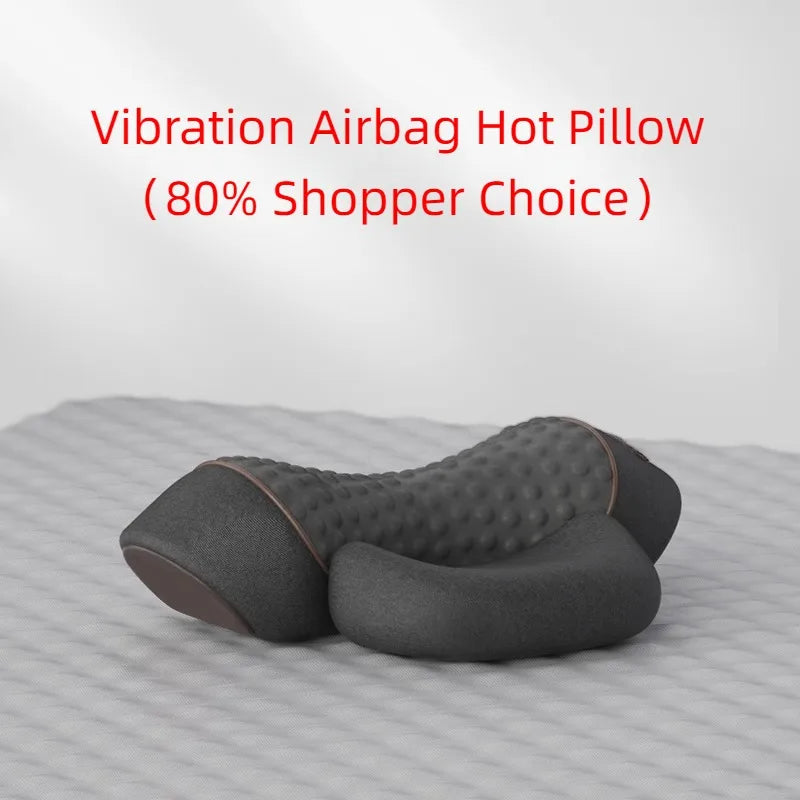 Hot Cervical Pillow Spine Sleeping Neck Massager Spine Non-traction Heating Compress Neck Masajeador Pillow Relaxation Treatment exovai.com