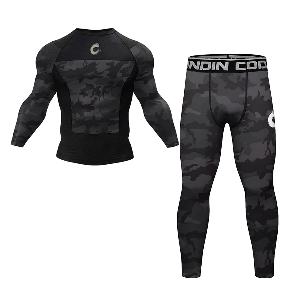 Black No Gi BJJ Jiu Jitsu T-shirt +MMA Shorts Sets Boxing Rashguard for Men Jiu Jitsu Compression Workout Wear Sport Jerseys exovai.com