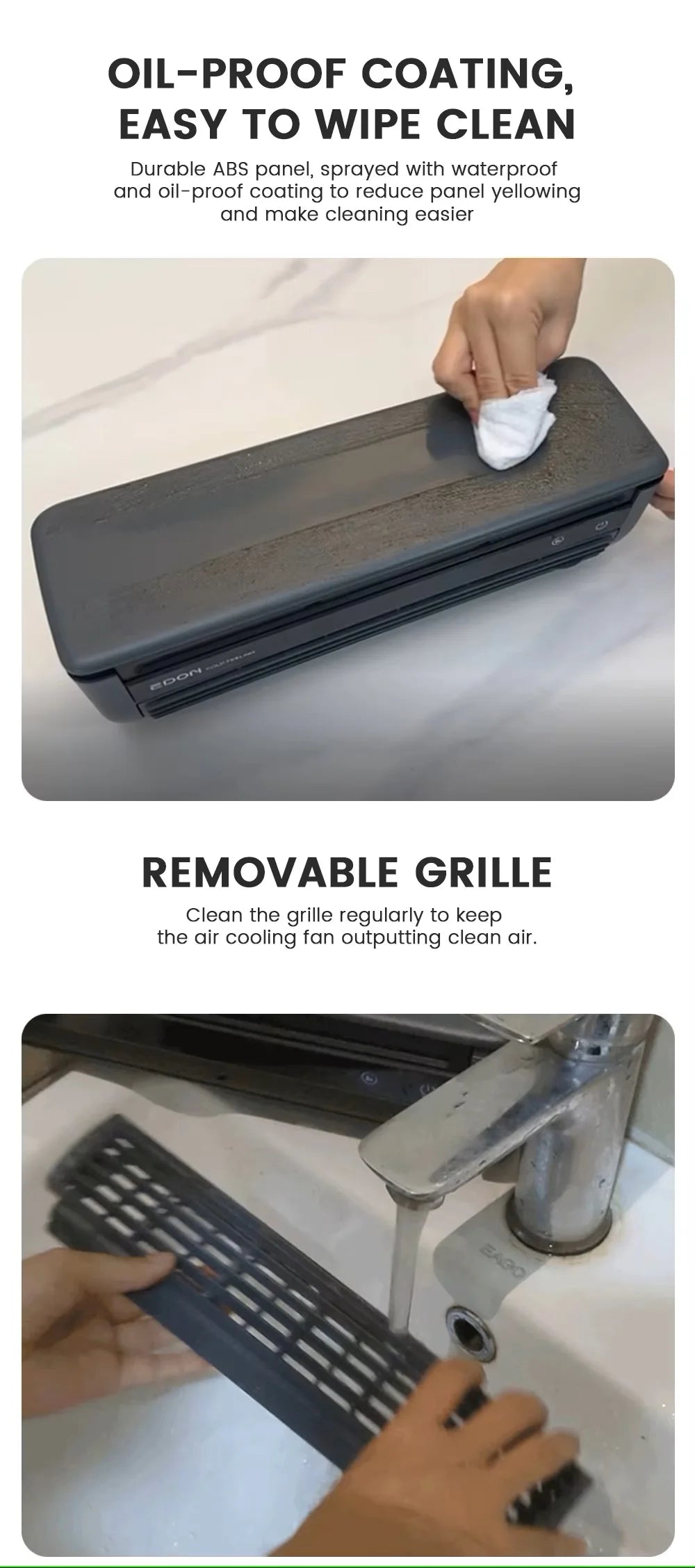 Kitchen air conditioner 2025new model cooling wall fan large wind force charging fan home use table standing remote control exovai.com