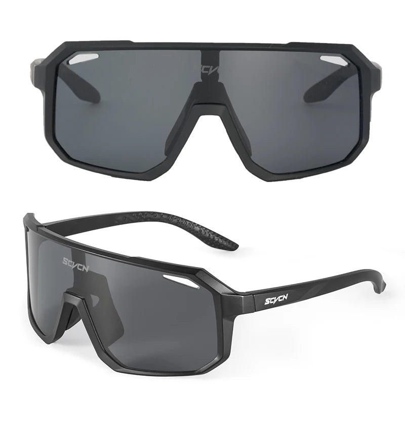 SCVCN New Cycling Glasses Bike Sunglasses Men UV400 Eyewear Outdoor Sports MTB Goggles Bicycle Women Riding Hiking Sunglasses exovai.com