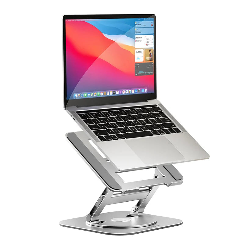 Laptop Stand 360° Rotatable Notebook Holder Liftable Desk Riser Stand Aluminum Alloy Stand Compatible With 9.7-17.3 Inch Laptops exovai.com