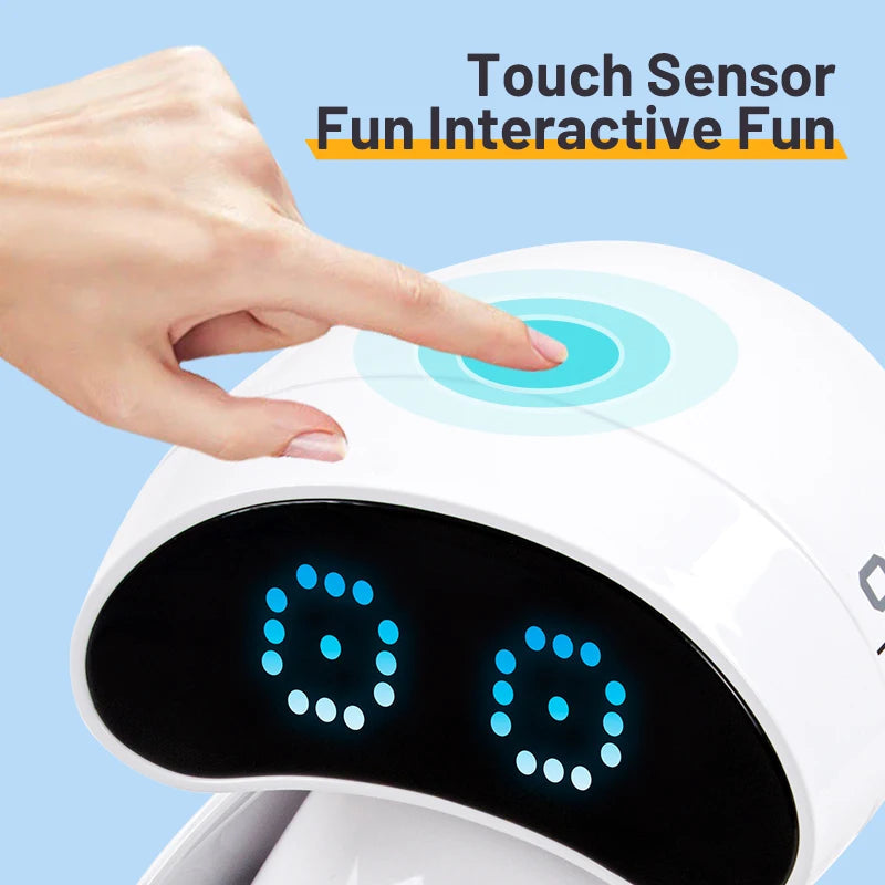 Robot Rc Emo Smart Intelligent Infrared Touch Sensor 2.4G Wireless Programming Robo Remote Control Robot Toys for Boys Girls exovai.com