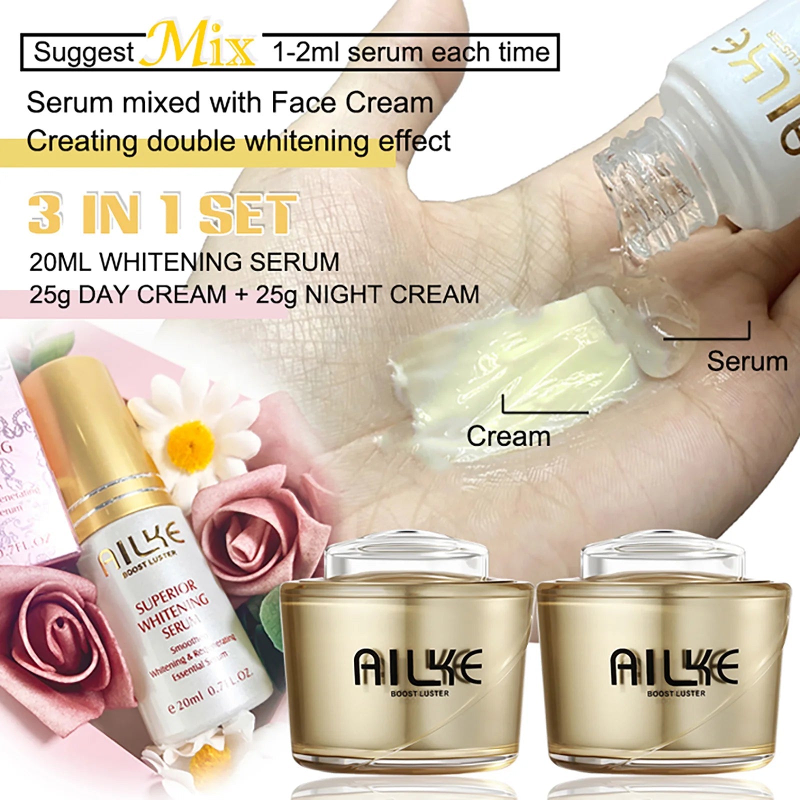 Whitening and Moisturizing Facial Cream, Naturally Brightens Skin Tone, Eliminates Dark Spots, With Nicotinamide Spf35+ exovai.com