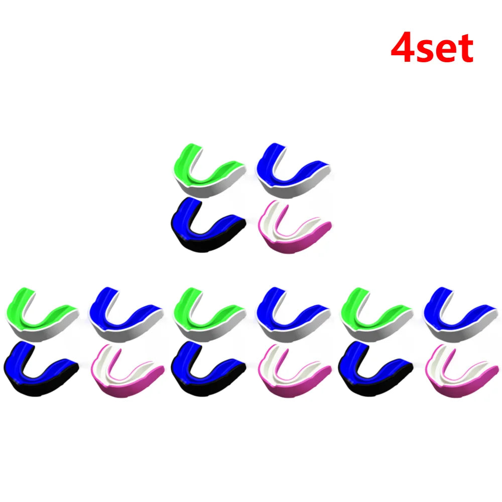 Fighting Training Mouth Guard Boxing Gum Shield Slim Fit Adult Sports Mouthguard Football Wrestling Boxing Teeth Protection exovai.com