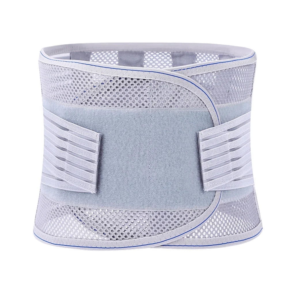 Breathable Lumbar Support Belt With 5 Reinforced Support Plates,Adjustable Back Brace Waist Trainer For HerniatedDisc Protection exovai.com