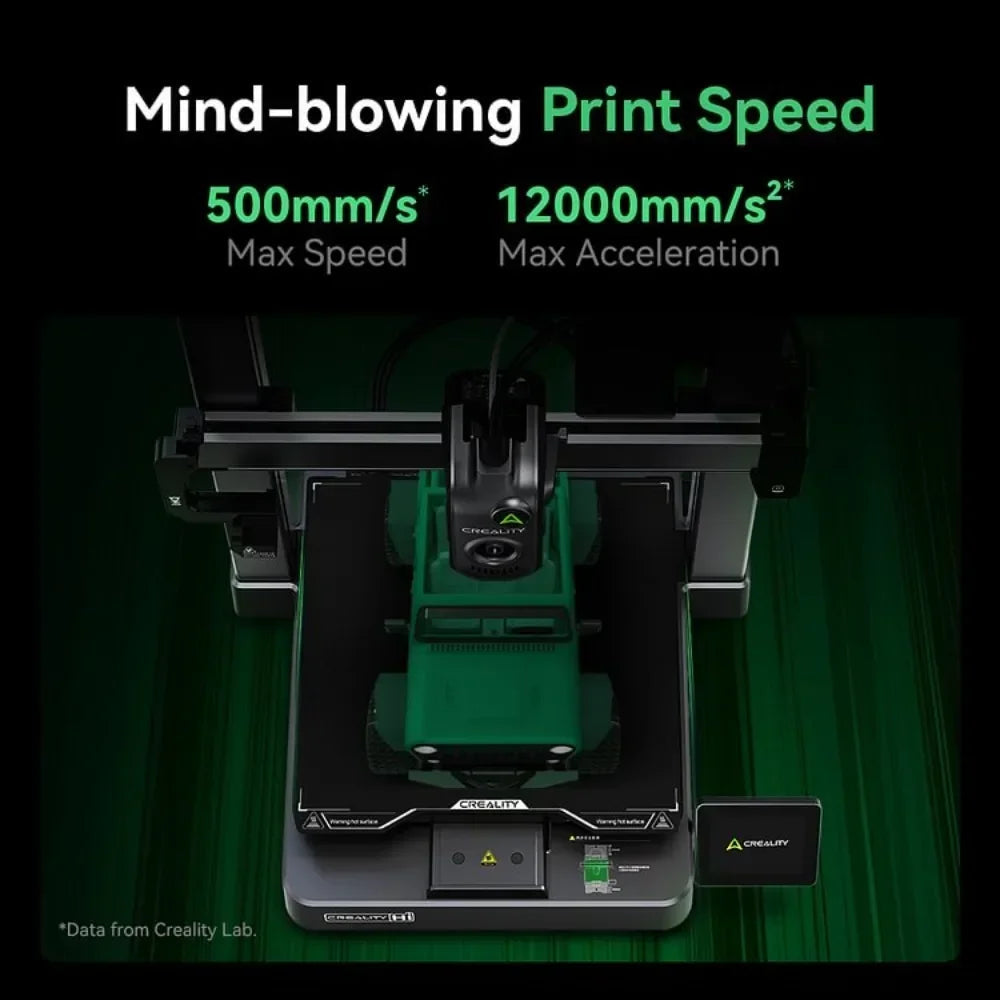Creality CFS/Hi/Hi Combo 3D Printer Auto Bed Leveling Full Metal Extruder with 500 mm/s 12000 mm/s² max acceleration Fast Print exovai.com