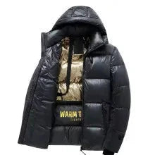 New Winter Men Warm Parkas Jacket Coat Mens Autumn Hooded Casual Brand Windproof Outwear Hat Parkas Jacket Male exovai.com
