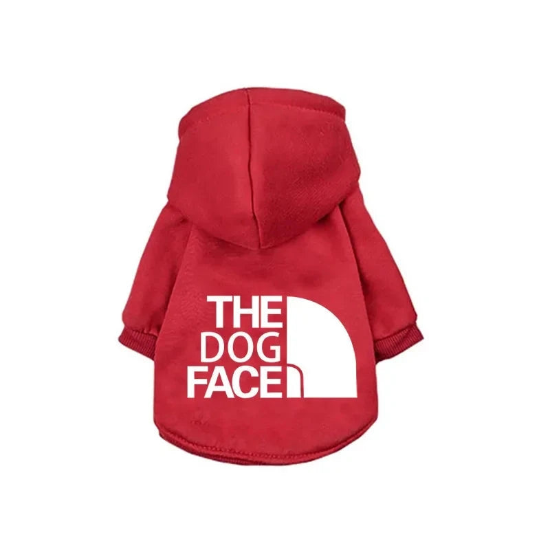 Dog Clothes Hoodies The Dog Face Wind Coat Warm for Small Large Dogs Jacket Sweatshirt French Bulldog Jacket Clothing exovai.com