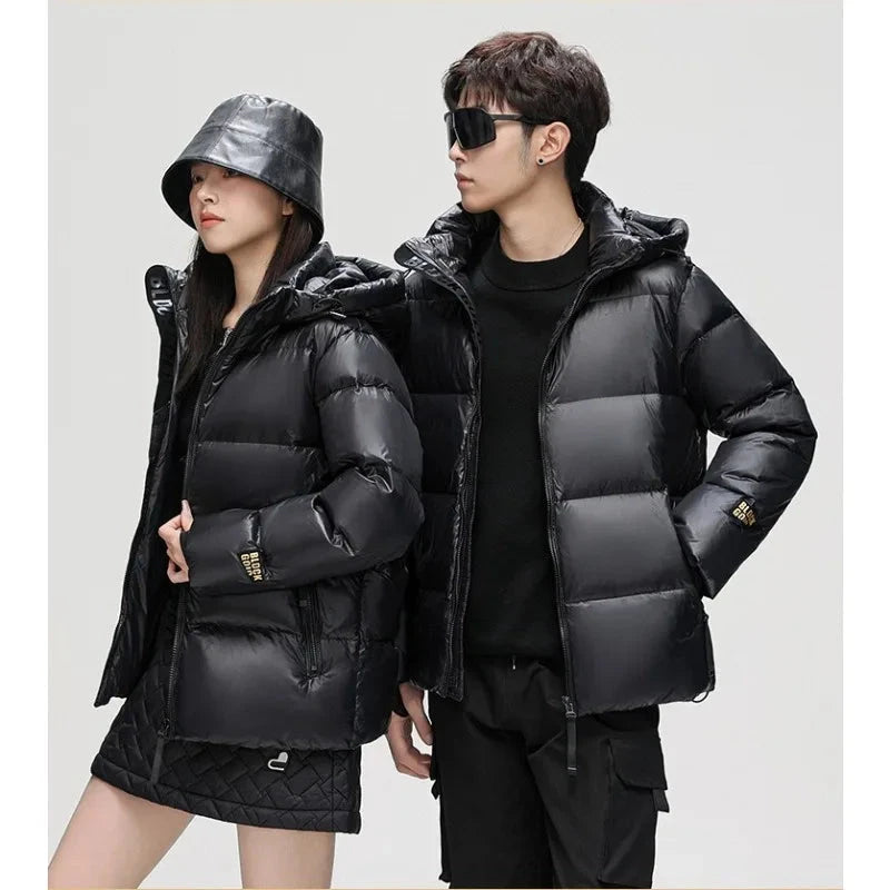 FGKKS Men Winter Down Jacket Brand New Classic Outdoor High Tech Couple Hooded Outwear Women Duck Down Parka Feather Jacket exovai.com