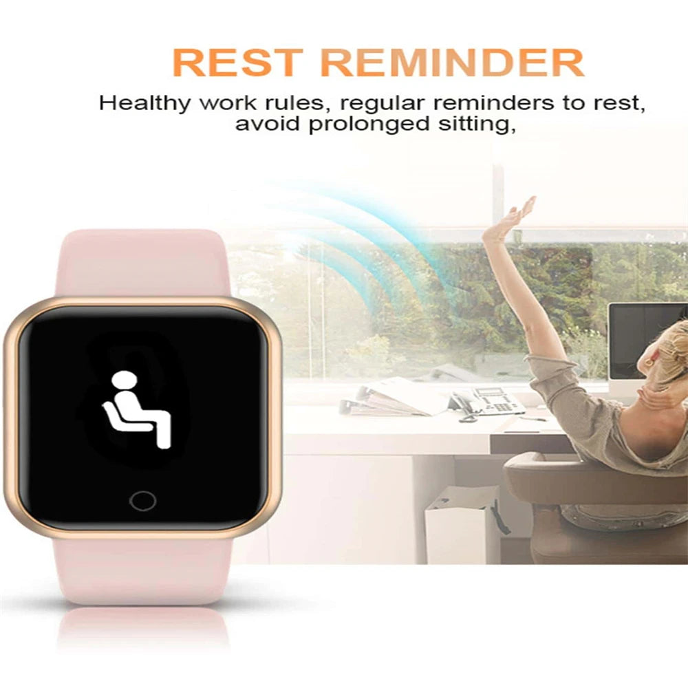 Smart Watch For Men Women Wristwatch Bluetooth Connect Phone Music Player Fitness Sport Bracelet Health Monitor Digital Watches exovai.com