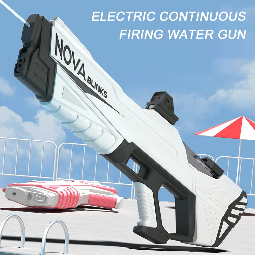 Automatic Electric Water Gun Auto Suction Water Guns for Adult Kids Battery Powered Squirt Blaster Summer Pool Beach Outdoor Toy exovai.com