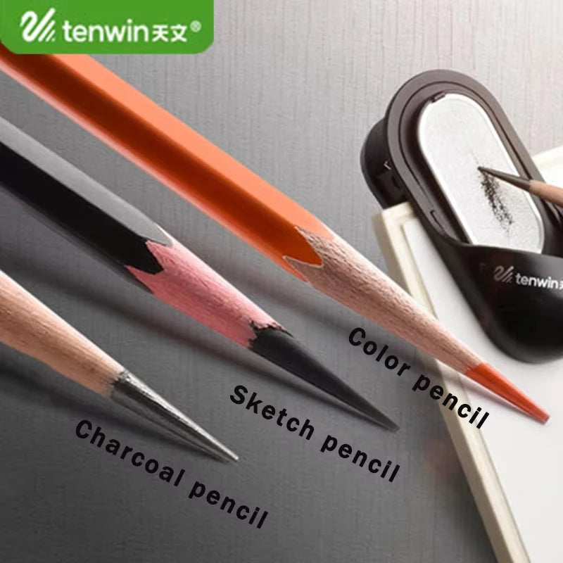 Drawing Pencil Auxiliary Charcoal Pencil Sharpener Art Sketch Drawing Board Clip Pencil Sharpener Tool Art Supplies exovai.com
