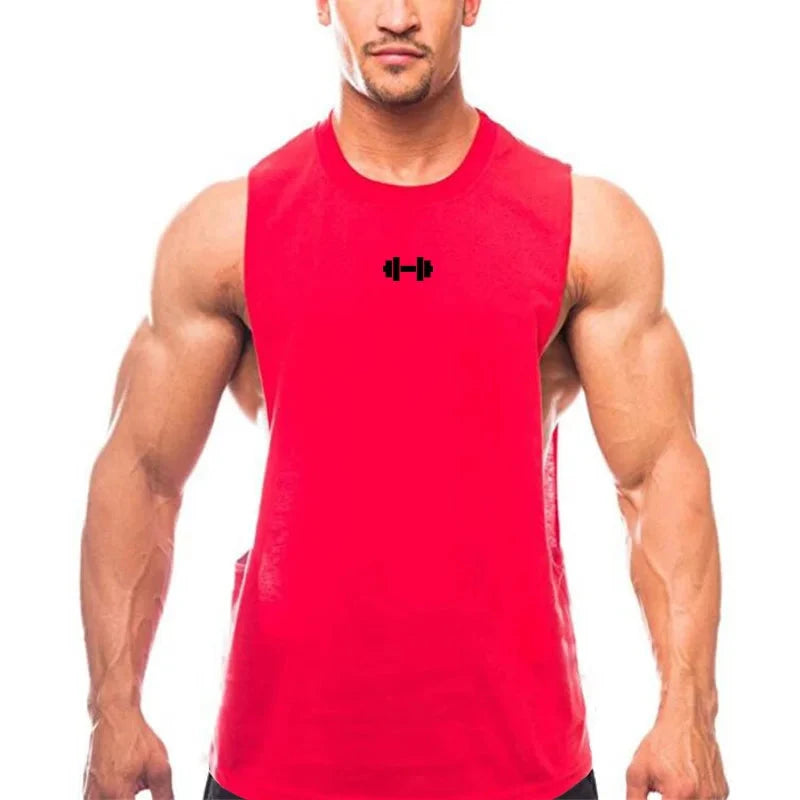 Summer Open Sides Cut Off Gym Clothing Fitness Mens Sleeveless T-shirts Dropped Armholes Bodybuilding Tank Tops Workout Vest exovai.com