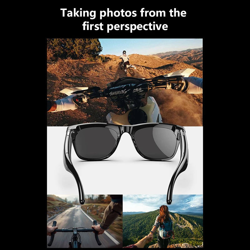 Xiaom 8K HD Smart Glasses Chat GPT 100MP Camera Bluetooth Call 260Mah Battery Voice Assistant Control Smart Glasses for Men exovai.com