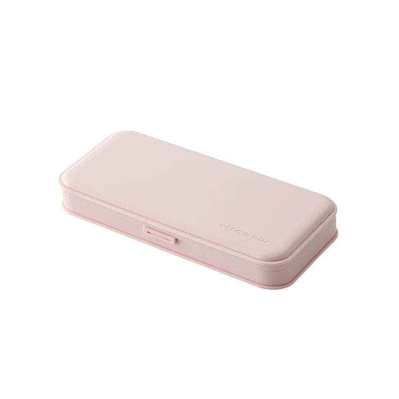 1Pcs Pencil Case Box PP Material Transparent PencilBox Pouch Stationery School Case Supplies Pencil Storage Pencil Bag exovai.com